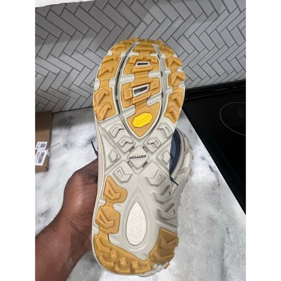 Hoka One One Mafate Speed 2 Men’s US 12 Blue Trail Running Shoes Vibram Megagrip